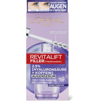 L'Oréal Paris Revitalift Filler · Eye Serum · Hyaluronic acid 20 мл