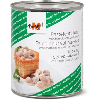 M-Budget · Начинка из паштета · с грибами и мясом 810гр.