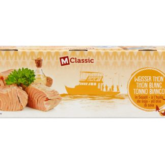 Мигрос · белый тунец · в соевом масле 3 × 80гр.