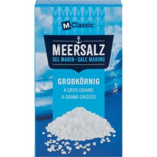 M-Classic · Морская соль (обычная соль) · очищенная / крупнозернистая 1 kg