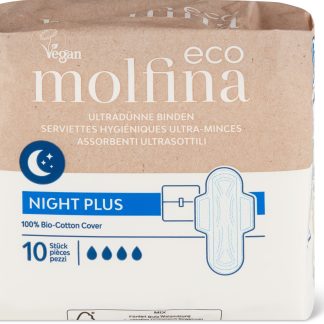 Molfina Eco · Гигиенические прокладки · Night Plus 10шт