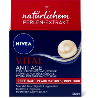 Nivea Vital · Регенерирующий ночной крем · против старения, для зрелой кожи 50 мл