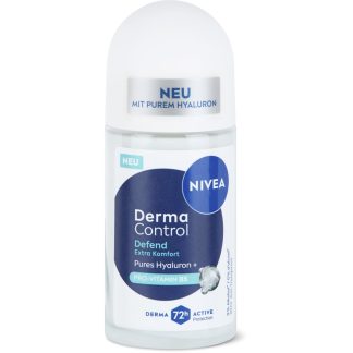 Nivea Derma Control · Роликовый дезодорант · 72 ч, 0% спирта 50 мл