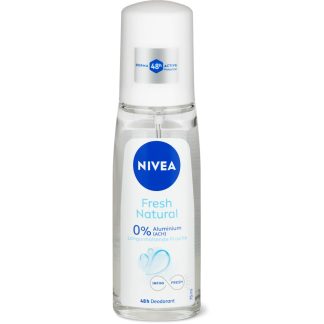 Nivea Fresh Natural · Дезодорант-спрей · 48 ч, 0% солей алюминия 75 мл