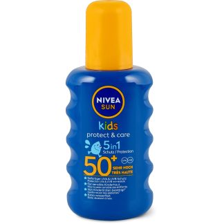 Nivea Sun Kids · Детский солнцезащитный спрей · 50+, UVA/UVB, водостойкий 200 мл