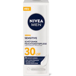 Nivea Men Sensitive · Увлажняющий крем · SPF 30 50 мл