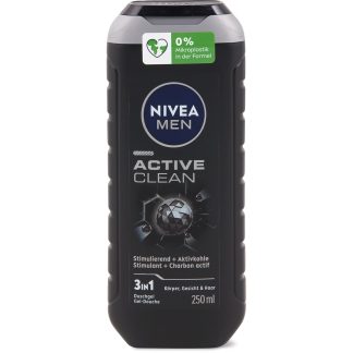 Nivea Men · Shampoo and showerгр.el · Active clean 250 мл