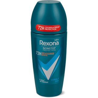 Rexona Men Cobalt Dry · Шариковый дезодорант · 72 ч, 0% спирта 50 мл