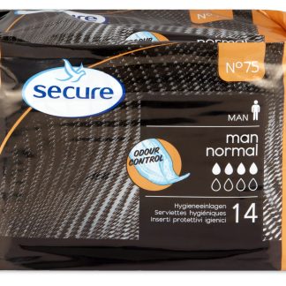 Безопасные N°75 · Гигиенические прокладки в индивидуальной упаковке · Нормальные 2 × 14шт