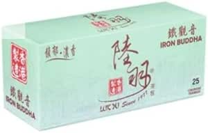 LUK YU Hong Kong Chinese Tea Series (Pu Erh/Jasmine/Oolong/Shou Mei) l 香港陸羽茗茶茶包 (普洱/茉莉香片/烏龍/壽眉) 25pcs per (Iron Buddha)