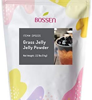 Bossen Bubble Tea Powder Mix - Grass Jelly - 2.2 Pound