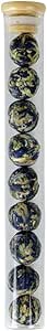 Premium Handcrafted Blooming Flower Tea Bombs (9 Pieces) ∣ Butterfly Pea ∣ Vibrant Natural Blue Color & Antioxidant-Rich ∣ Naturally Caffeine-Free