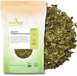 Peppermint Leaves (60 gm loose leaves)