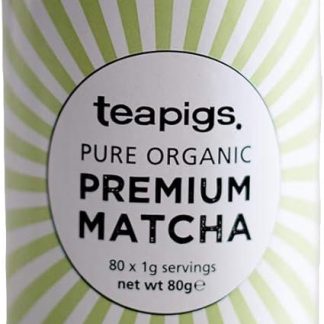 teapigs Organic Matcha Tea Tin, 80 Gram