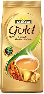 tata Tea Gold | Premium Assam Teas With Gently Rolled Aromatic Long Leaves | Rich & Aromatic Chai | Black Tea | 500G 500 G (Pack Of 1)