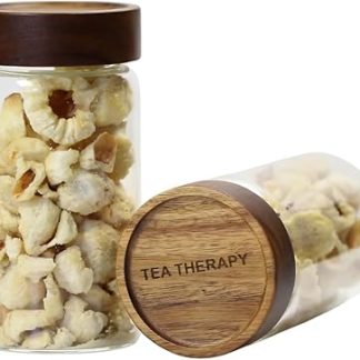 Tea Therapy Singapore - Premium 100% Natural Lychee Iced Tea Drink | Cholesterol-Free & Saturated Fat-Free | Ready to Drink Real Fruit Beverage in Glass Jar