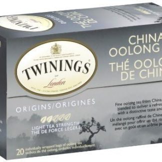 Twinings China Oolong Tea, Tea Bags, 20-Count Boxes (Pack of 6) (Value Bulk Multi-pack)