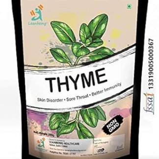 Green Velly Thyme Leaf Cut and Sifted 200Gm | for Better Skin,Immunity and Culinary Uses