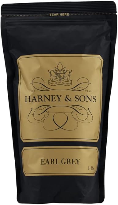 Harney & Sons Earl Grey Loose Tea 16 Ounce – Black Tea with Bergamot