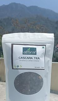 Allheal Cascara Tea (Arabica Coffee Cherry)(75g)| Super-Tea|Brain-Tea|Highest Antioxidant Tea In The Planet|Immunity Tea|Anti-Inflammatory Tea|Tea For Good Mood And Sleep|Tea For Healthier Skin