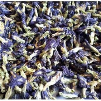1000 Grams (1 Kg.) Organic Dried Butterfly Pea Flower Clitoria Ternatea Herbs Herbal Healthy Tea Drink Recipes Food Coloring Antioxidants Aging Wrinkles