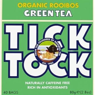 Tick Tock Organic Green Rooibos Teabags 40 per pack