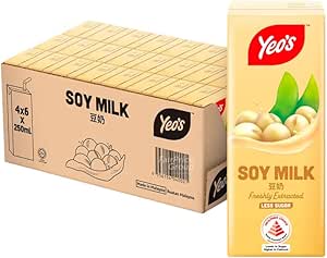 YEO'S Packet Drink SOYA BEAN 24 X 250ML - Soya Bean