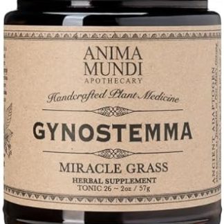Anima Mundi Gynostemma - Wild Grown Jiaogulan Leaf for Tea - Natural Source of Nutrients, Antioxidants, Vitamins and Minerals - Longevity Tea Leaves (2oz / 57g)