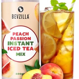 Bevzilla Peach Passion Instant Iced tea Mix - 400 Grams | Perfect For Summers| Refreshing| Instant