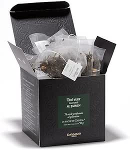 DAMMANN FRERES The Vert Au Jasmin Sachets, 25 Count