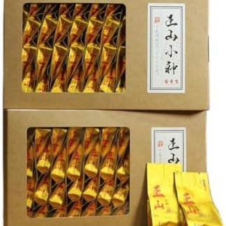 MOORCHOCO Chinese Black Tea, Zheng Shan Xiao Zhong Loose Leaf, 250g/8.81oz, 50 Tea Bags mixiang,原味