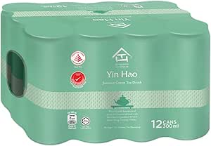 Authentic Tea House Yin Hao Unsweetened Jasmine Green Tea, 12 x 300ml