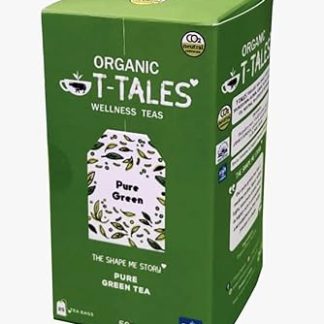 Organic T-Tales | Wellness Teas | Pure Green Tea | 25 Tea Bag Box