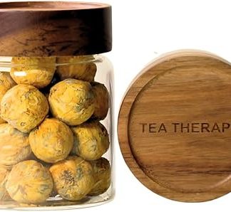 Tea Therapy Singapore - Family Set: Premium Handcrafted Blooming Flower Tea Bombs (27 Pieces) ∣ Gold Chrysanthemum ∣ 100% Natural & Antioxidant-Rich ∣ Calming & Uplifting Floral Infusion