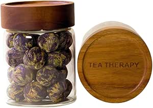 Tea Therapy Singapore - Family Set: Premium Handcrafted Blooming Flower Tea Bombs (27 Pieces) ∣ Butterfly Pea ∣ Vibrant Natural Blue Color & Antioxidant-Rich ∣ Naturally Caffeine-Free