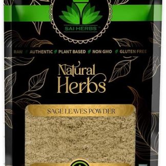 Dried Sage Leaves Powder For Tea - Smudge Smudging - For Energy - Pure & Natural (100 Grams)