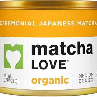 Matcha Love Ceremonial Green Tea Organic 0.7 Ounce Canister (Pack of 1) Green Tea Powder