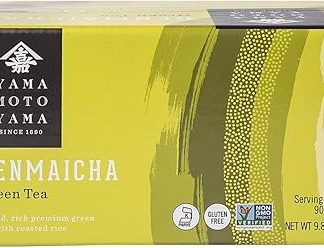Yamamotoyama Genmai Cha Roasted Brown Rice Green Tea Value Pack, 90 Count Tea Bags, Net Wt. 9.86-Ounce