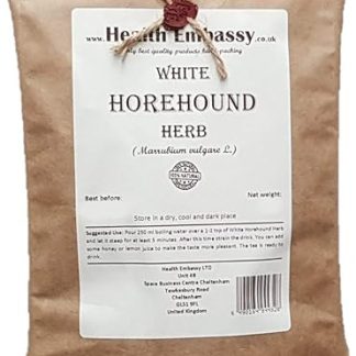 Health Embassy White Horehound Herb (Marrubium L. - Marrubium Vulgare Herba) 100% Natural (50g)