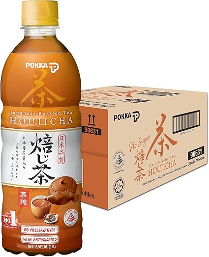 POKKA Houjicha Tea, 24 x 500ml