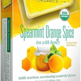 Davidson's Tea Spearmint Orange Spice, 8-Count Tea Bags (Pack of 12)