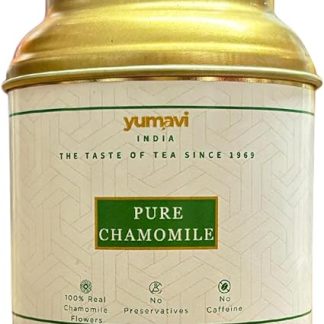 Yumavi - Chamomile Tea - 30 g - 30+ Cups | SLEEP & RELAXATION | No harmful PET Jars or Plastics | Herbal Tea - Caffeine Free - Flower Based - Non-Bitter - Non-GMO | Reusable Can