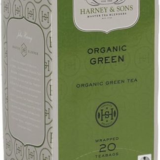 Harney & Sons Teabags, Organic Green, 120 Count (Pack of 6)