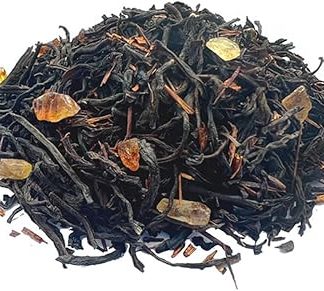 Glorious Inheriting Asian origin fragrant herbal fruit tea - ceylon black tea leaves mixed with dried canary flower with linear leaves with net bag of 1,000 grams / 35.27 ounce