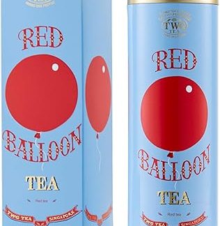 TWG Tea Red Balloon Tea, Loose Leaf Rooibos Tea Blend In Haute Couture Gift Tea Tin, 100 G