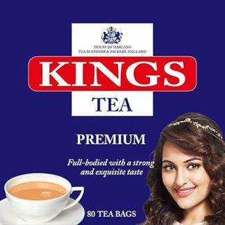 KINGS TEA PREMIUM ENGLISH BREAKFAST TEA 160 TEA BAGS