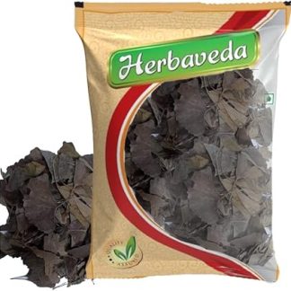 LEANBEING Herbaveda- Ginkgo Biloba Tea Leaves 100G | Enhances Brain Function & Improves Concentration