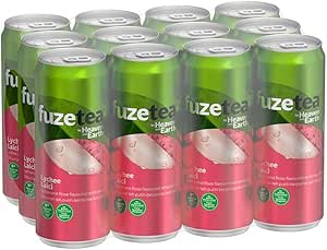 Fuze Tea Lychee Flavoured White Tea Drink, 12 x 300ml