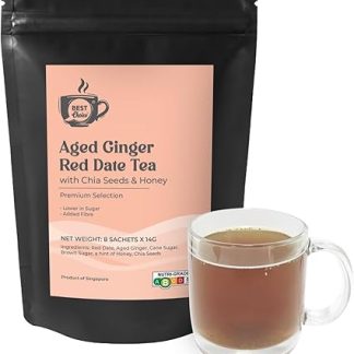 Aged Ginger and Red Date Tea with Chia Seeds & Honeys 8 x 14g