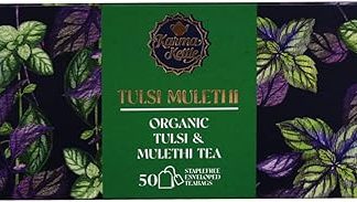 Karma Kettle Tulsi Mulethi- Organic Tulsi & Mulethi Tea - 50 Teabags